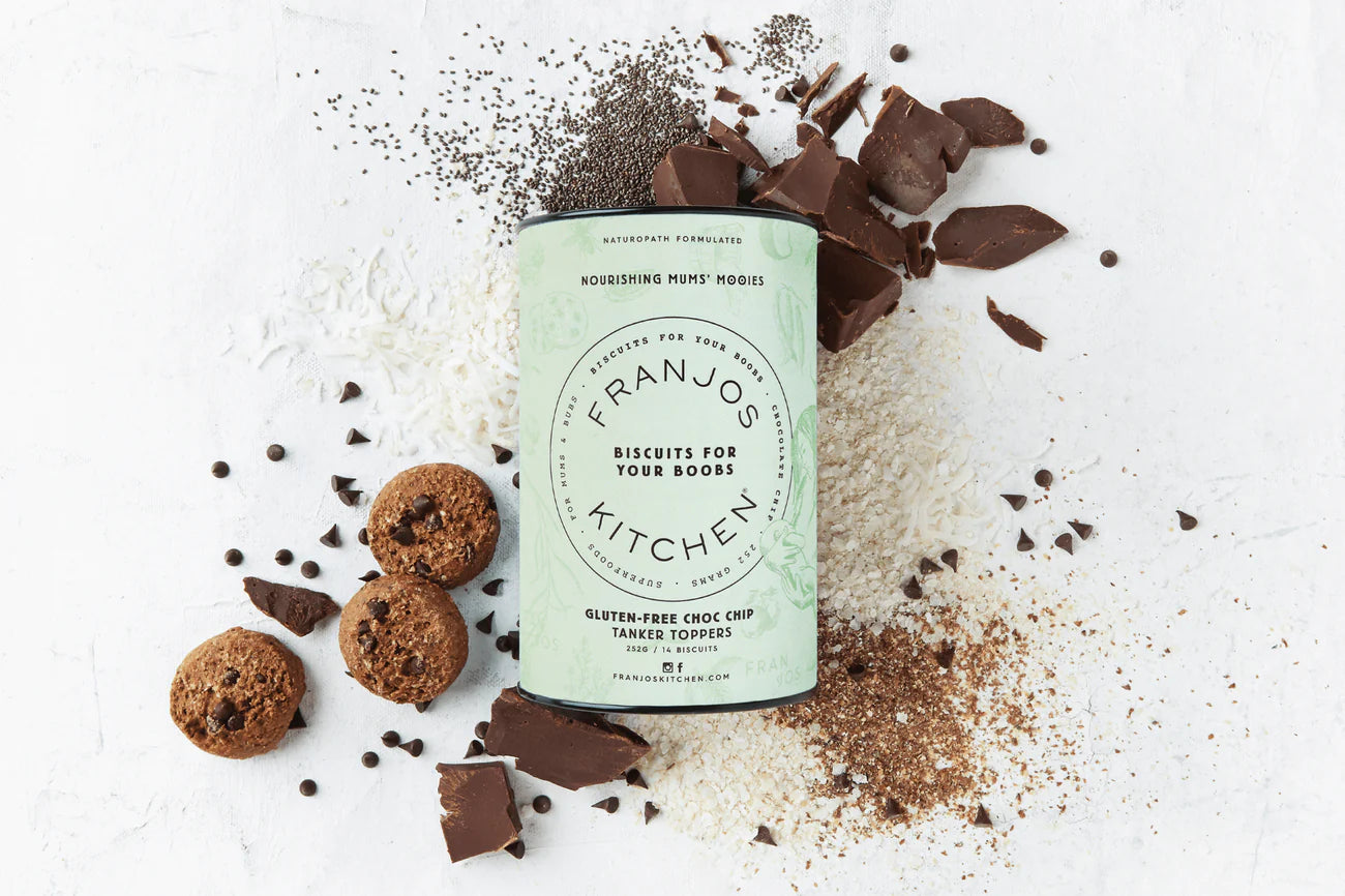 Franjos Tanker Topper Biscuits – Choc Chip (Gluten Free)