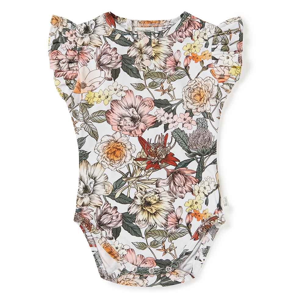 Snuggle Hunny Short Sleeve Bodysuit - Australiana