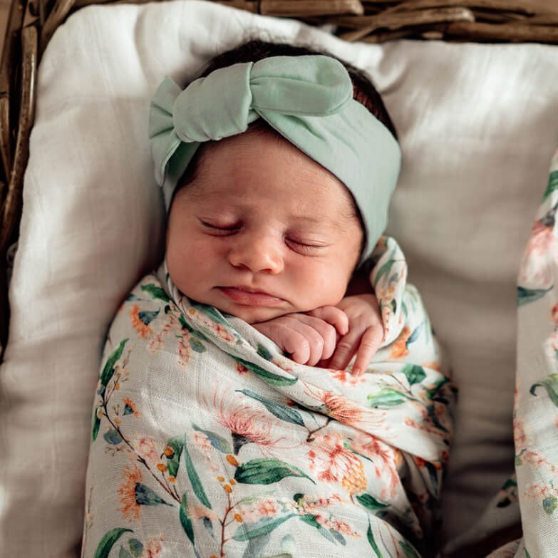 Topknot Headband- Sage