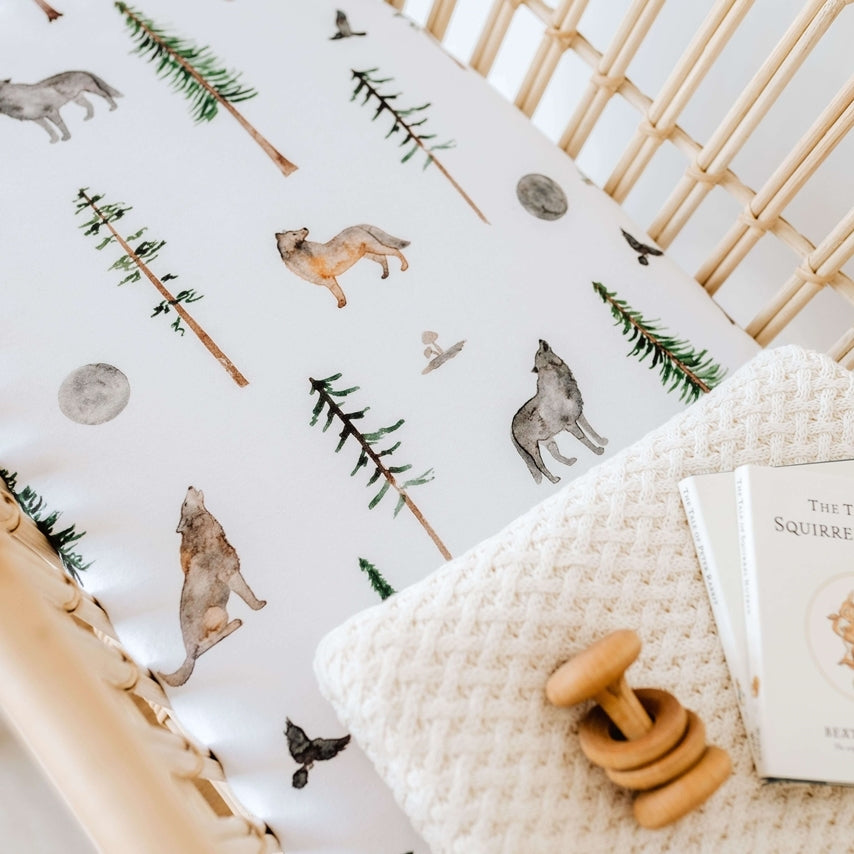 Snuggle Hunny Bassinet Sheet- Alpha