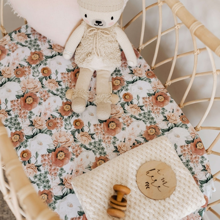 Snuggle Hunny Bassinet Sheet- Florence