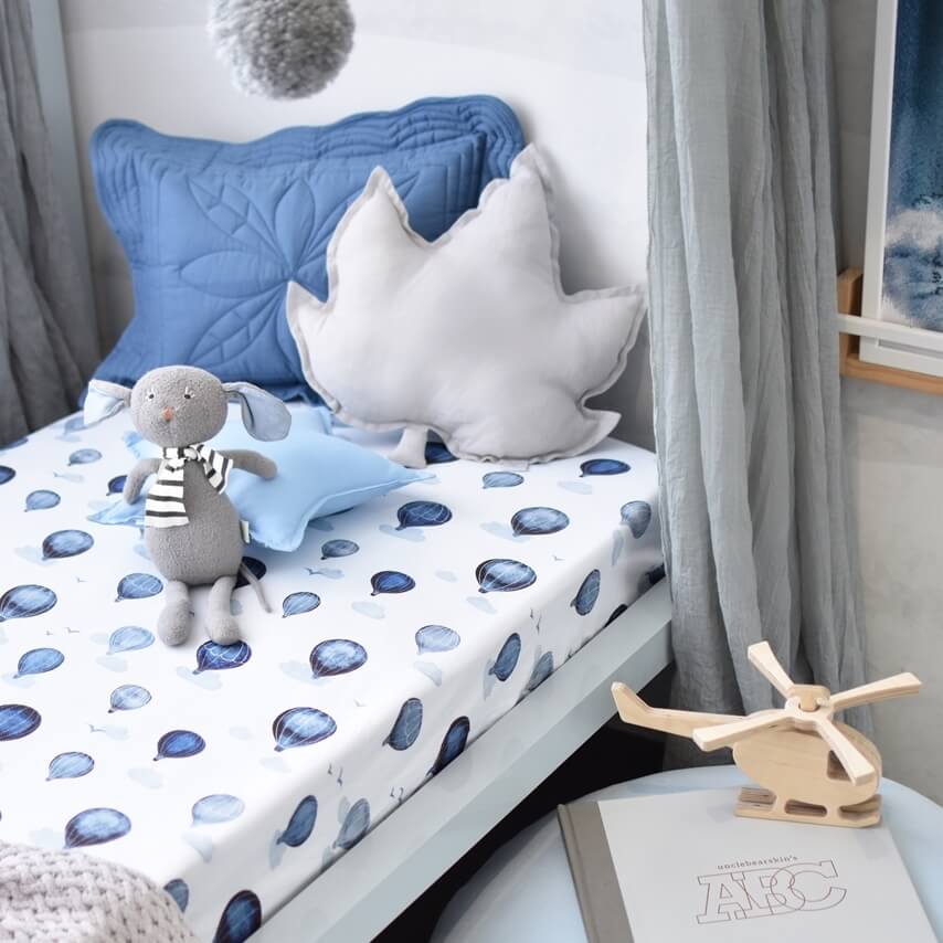 Snuggle Hunny Cot Sheet Cloud Chaser Baby Spa Perth