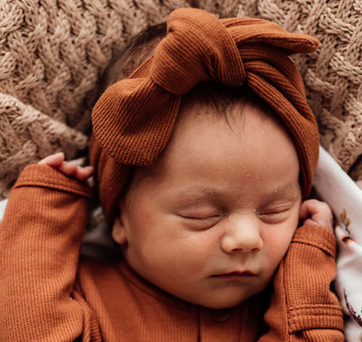 Topknot Headband- Biscuit Ribbed