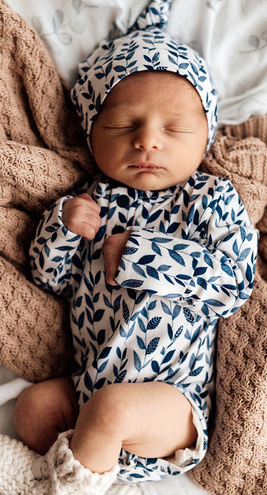 Snuggle Hunny Long Sleeve Bodysuit- Nightshade