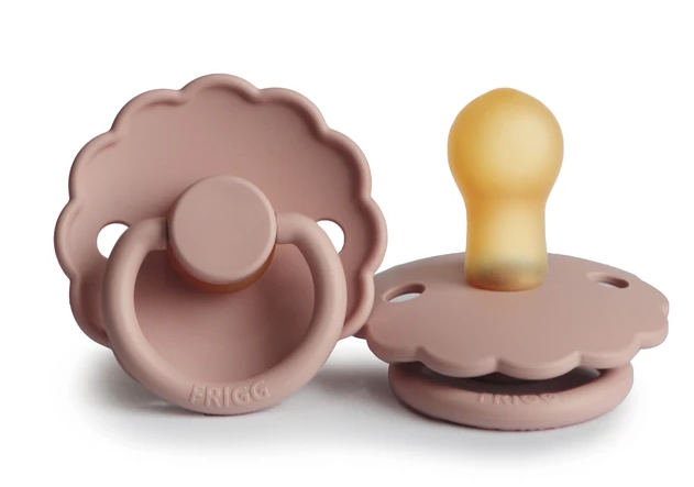 Frigg Pacifier Daisy Blush Twin Pack
