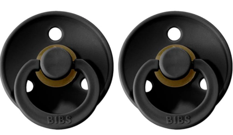 BIBS Pacifiers - Twin Pack - Black