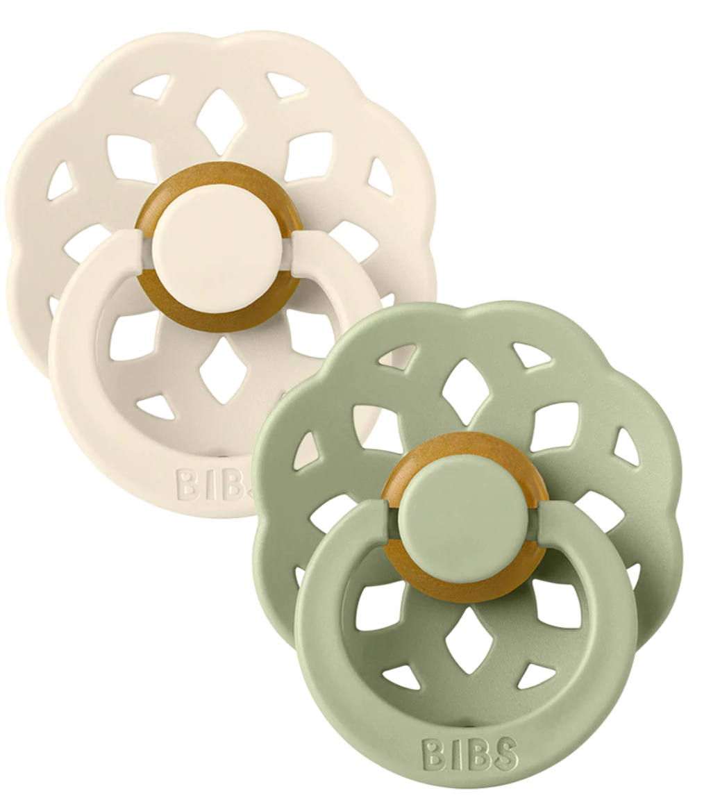 BIBS Boheme - Twin Pack - Ivory/Sage