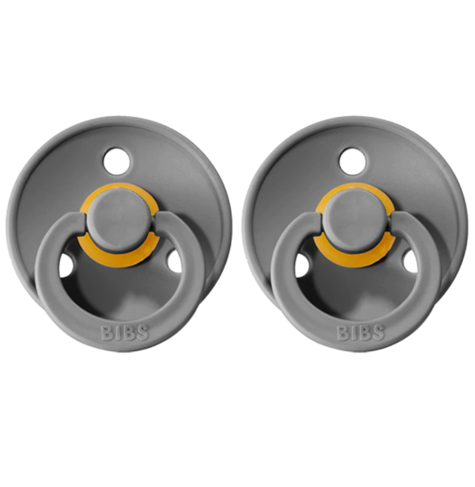 BIBS Pacifiers Smoke Twin Pack