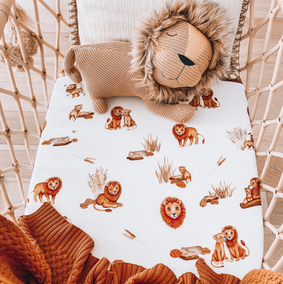 Bassinet Sheet - Lion