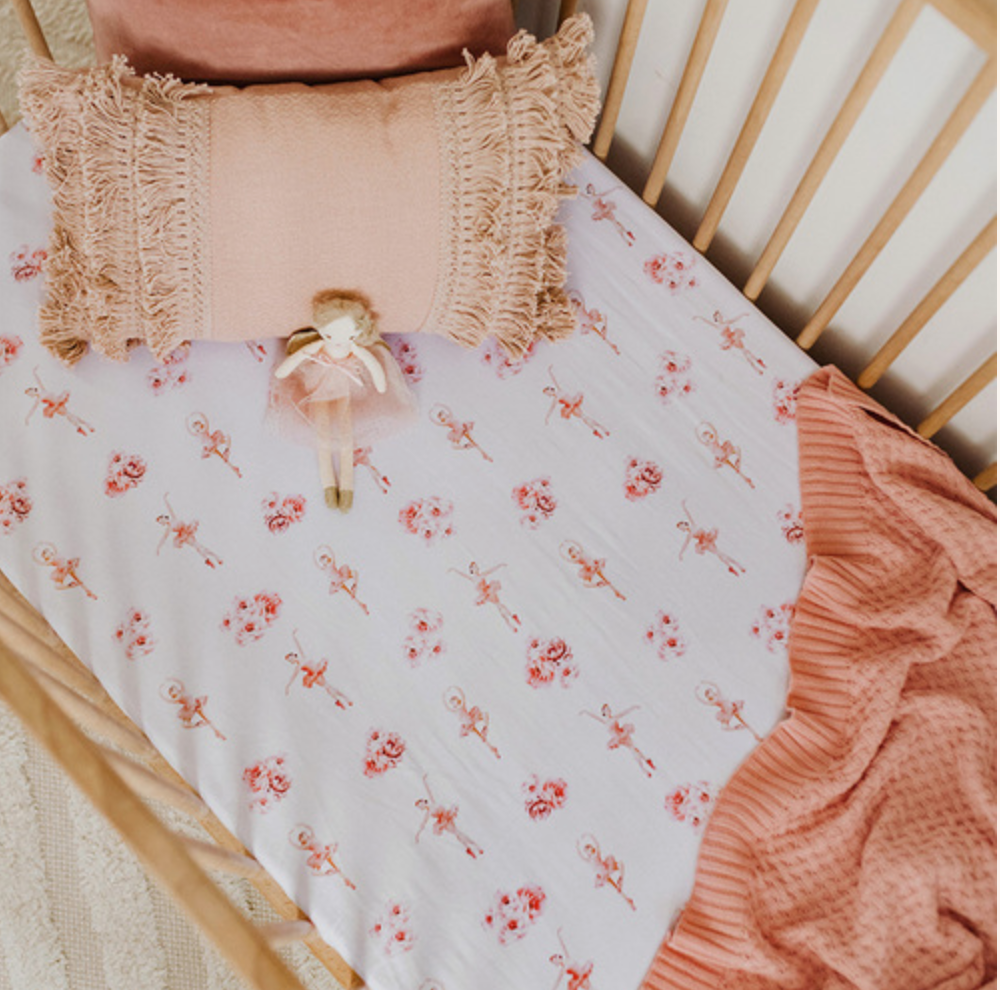 Cot Sheet - Ballerina