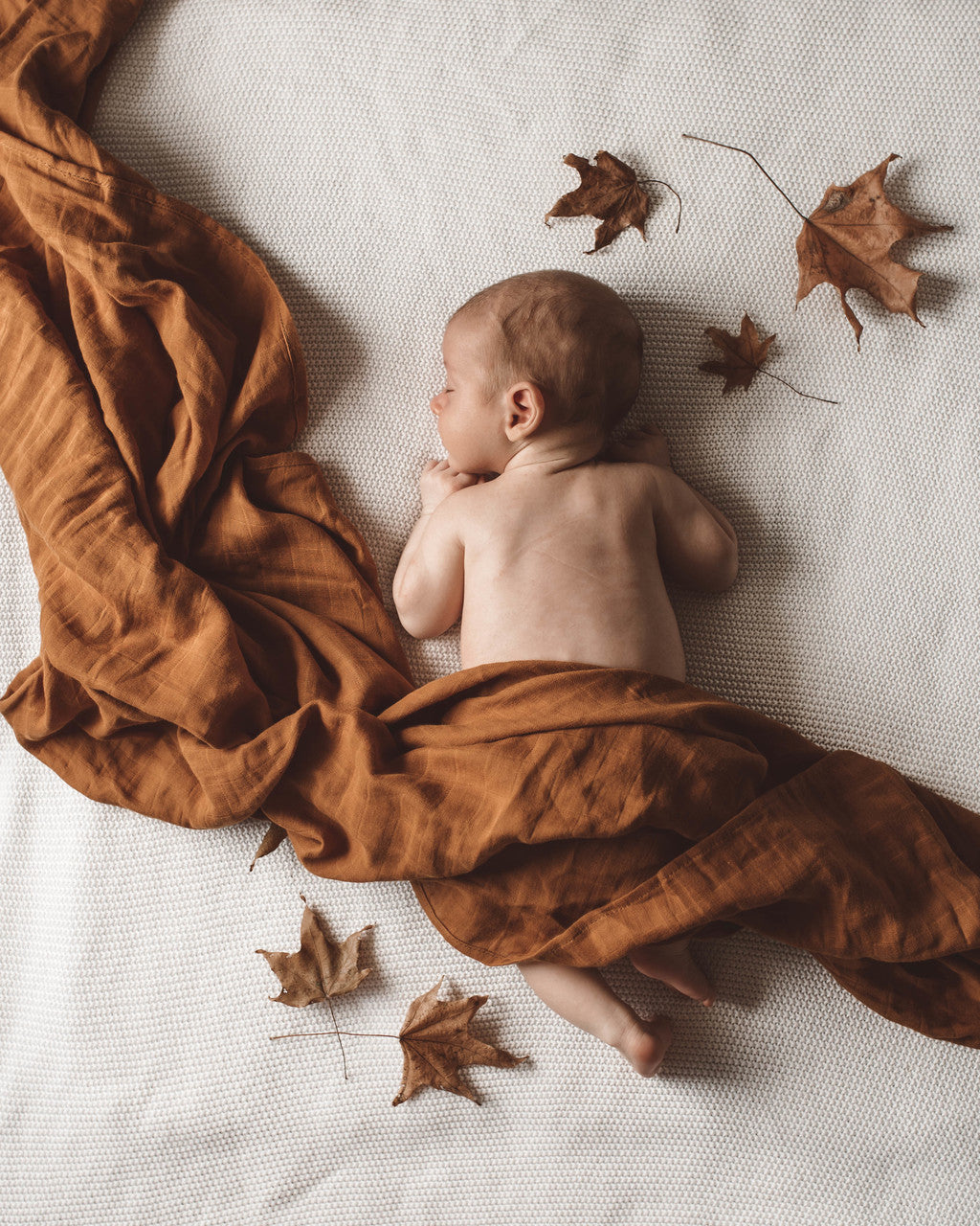 Bronze Organic Muslin Wrap