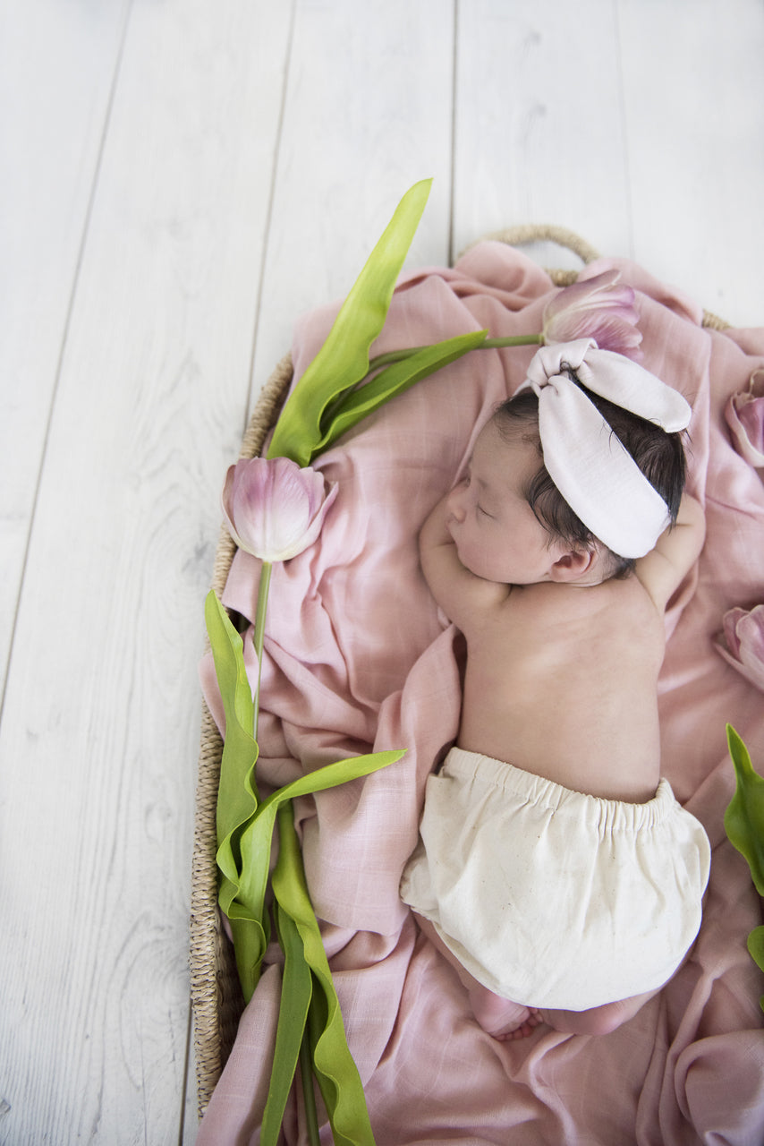 Musk Pink Organic Muslin Wrap