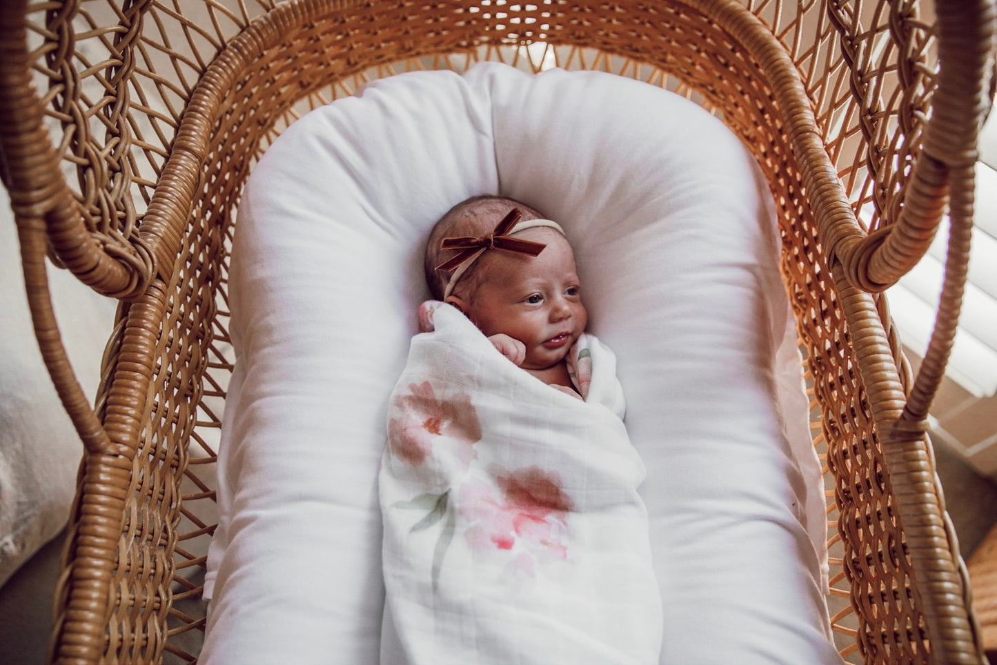 Sorbet Bloom Organic Muslin Wrap