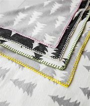 Fine Little Day Gran Woven Blanket Grey/White