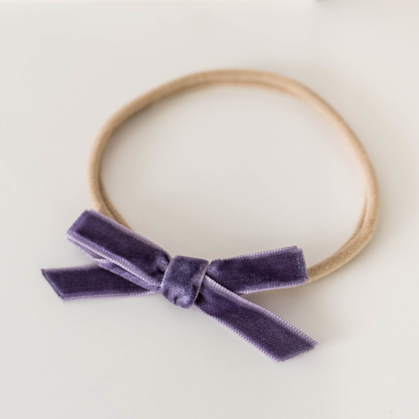 Velvet Baby Headbands - Violet