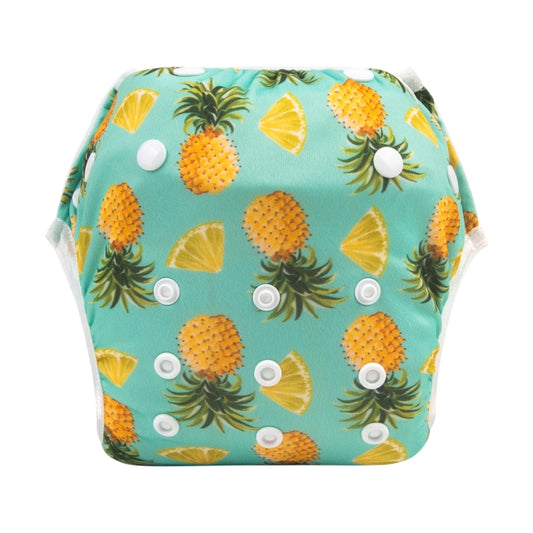 Baby Swim Diaper Pineapple and Lemon Print
