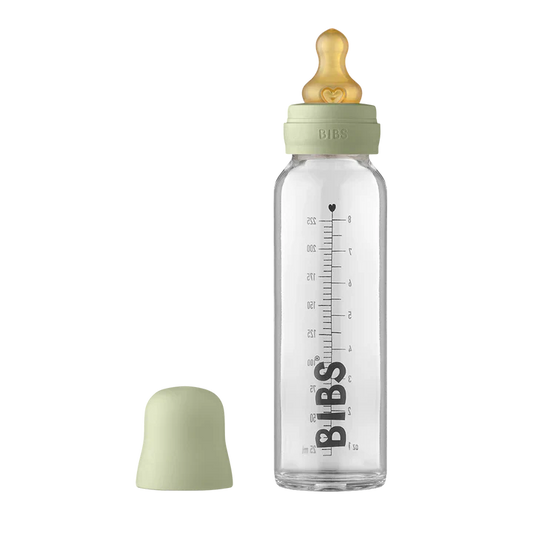 Bibs Baby 225ml Glass Bottle - Sage