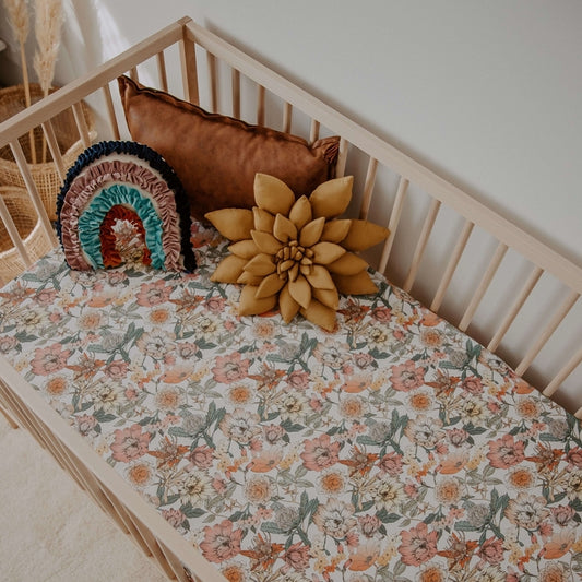 Snuggle Hunny Cot Sheet- Australiana