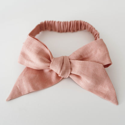 Bow Headband Wrap - Rust
