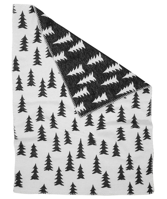 Fine Little Day Gran Woven Blanket Black/White