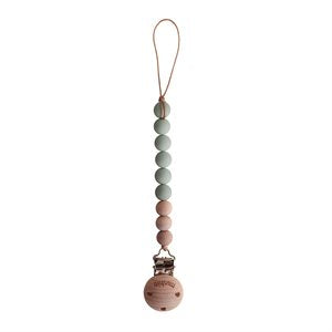 Mushie Pacifier Clip - Cleo Sage
