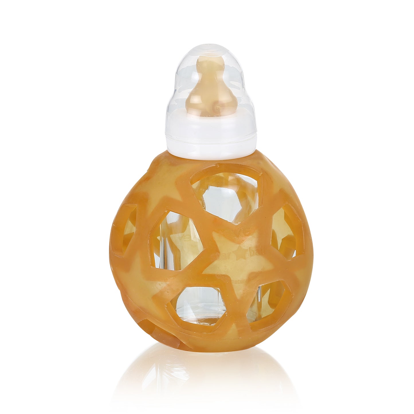 Hevea 2-in-1 Baby Glass Bottle with Star Ball – Baby Spa Perth