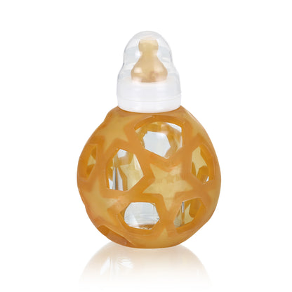 Hevea 2-in-1 Baby Glass Bottle with Star Ball
