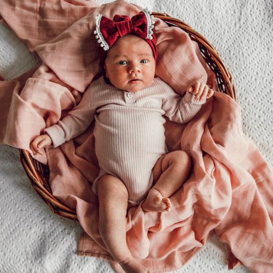 Musk Pink Organic Muslin Wrap