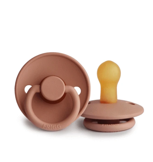 Frigg Pacifier Classic Rose Gold Twin Pack
