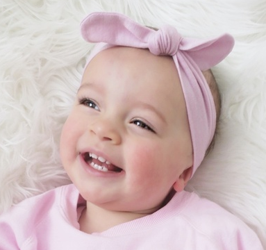 Topknot Headband- Lilac