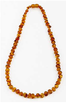 Natures Child Amber Necklace - Cognac