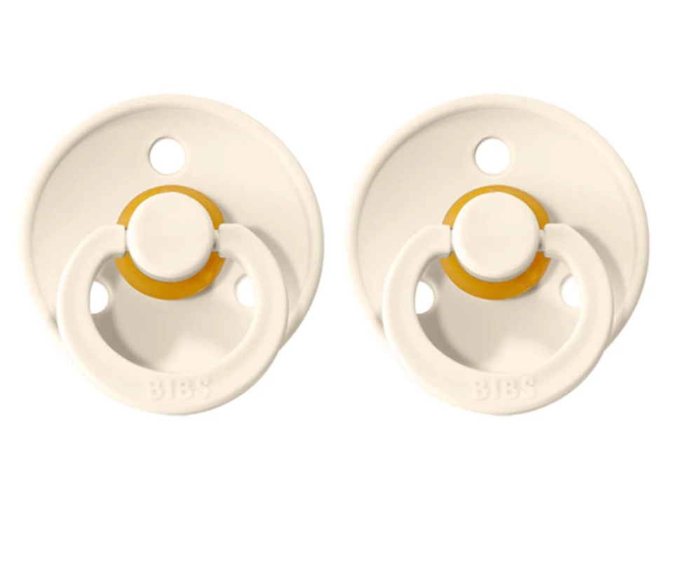 BIBS Pacifiers Ivory Twin Pack