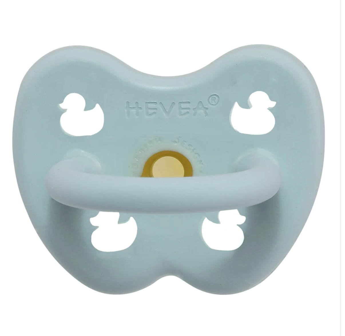 Hevea Pacifier Baby Blue - Round 0-3m