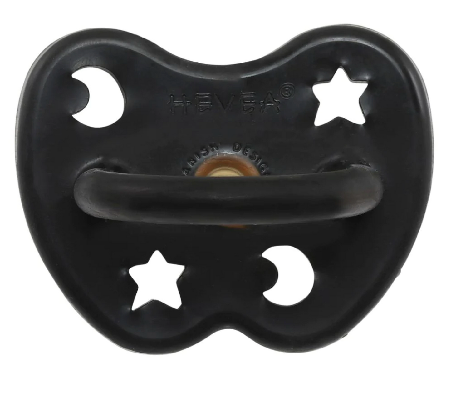 Hevea Pacifier Outer Space Black - 3-36 months