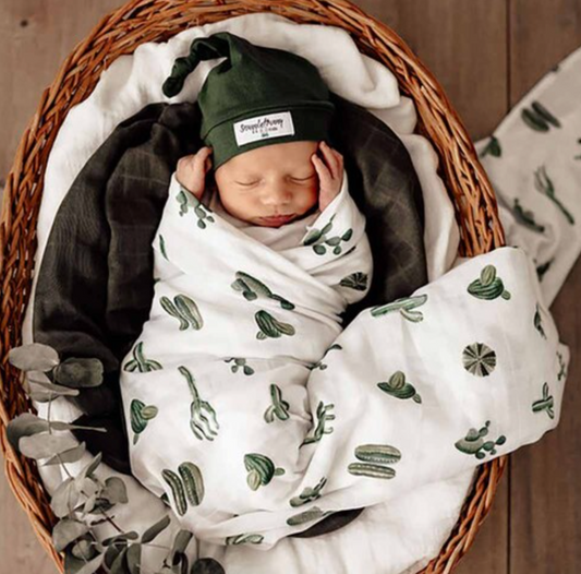 Snuggle Hunny organic wrap - Cactus