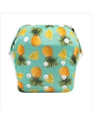 Baby Swim Diaper Pineapple and Lemon Print